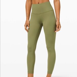 Lululemon Wunder Under Luxtreme Bronze Green